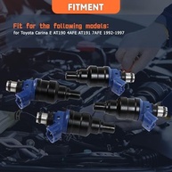 Kit 4 Injetores de Combustível Toyota Carina 1992-1997 - Peças de Reposição 23250-02030 - imagem 4
