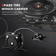 Suporte de Pneu Sobressalente A-Premium para Chevrolet S10 & GMC Sonoma 1994-2004 - Piso Traseiro - imagem 3