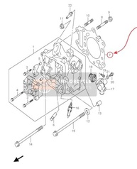 Junta do Cabeçote Suzuki Burgman 400 (1999-2008) - Peça Essencial para Performance - imagem 3