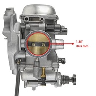 Carburador Caltric para Kawasaki Prairie 400 KVF400 2X4/4X4 (1999-2002) - Peça de Reposição Essencial - imagem 3
