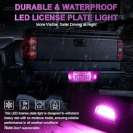 Luz de Placa LED LivTee: Upgrade Premium para Chevrolet, GMC e Cadillac (1999-2013) - imagem 3