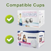 Inserções de Flange Maymom 19mm Longo Plus - Compatibilidade Total com Freemie, Medela, Spectra e Mais - imagem 4