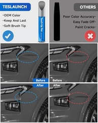 Tinta de Retoque 1G3 Cinza Metálica Magnética - Compatível com Toyota | Reparo Profissional de Arranhões - imagem 3