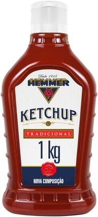 Hemmer Ketchup Tradicional Bisnaga 1kg - imagem 1