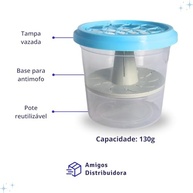 Cloreto de Cálcio Anti Mofo em Bolinhas 1kg + 10 Potes 130g GG - Combate à Umidade e Mofo com Eficácia Profissional - imagem 5
