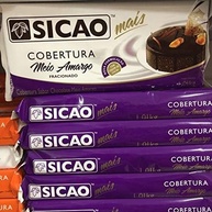 Cobertura sabor Cocolate Meio Amargo Sicao 1kg - imagem 3