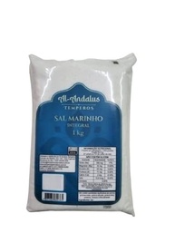 Sal Marinho de Mossoró Integral Com Iodo Al Andalus 1kg - imagem 1