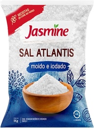 Jasmine Sal Atlantis Moído e Iodado 1kg - imagem 1