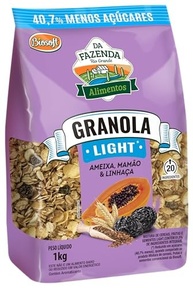 BIOSOFT Granola Ameixa Mamao E Linhaca Light/Leve 1Kg - imagem 2