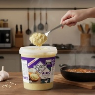 Alho 1Kg Triturado Tradicional Sem Sal Tempero Prático - imagem 4