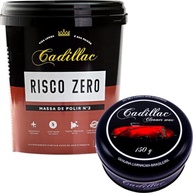 Massa de Polir Risco Zero 1kg + Cera Cleaner Wax Limpadora 150g Cadillac - imagem 2