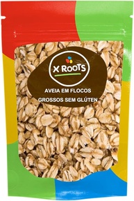 Aveia em Flocos Grossos SEM GLÚTEN Saborosa 1kg - X Roots - imagem 1