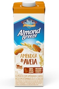 Almond Breeze Bebida à Base de Amêndoa e Aveia Blue Diamond 1L - imagem 1