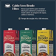 Vero Brodo: Caldo Natural Sem Conservantes 1L - imagem 2