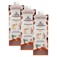 Kit 3X: Leite Vegetal Choconuts Zero Açúcar Orgânico A Tal da Castanha 1L - imagem 2