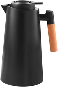 Garrafa Térmica 1L Premium com Cabo de Madeira – Mantém Bebidas Quentes e Frias por Horas | Design Sofisticado para Casa e Trabalho - imagem 1