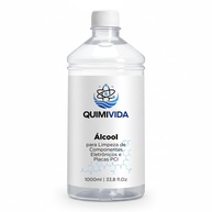 Álcool para Limpeza de Componentes Eletrônicos 1L - Secagem Rápida e Segura para Eletrônicos - imagem 1