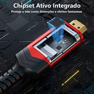 Cabo Mini DisplayPort para HDMI 1m Premium: Imagem Full HD com Qualidade Superior - imagem 3
