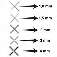 Espaçador de Juntas: Assento Perfeito em 1mm-4mm - imagem 2