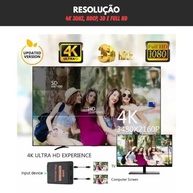 Cabo Splitter HDMI 1X2 4K: Duplique Imagem em 2 Telas com Qualidade Total HD e 3D - imagem 3