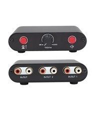 TENEALAY RC21: Seletor de Áudio RCA 2x1 / 1x2 - Controle Total das Suas Fontes e Saídas de Som - imagem 1