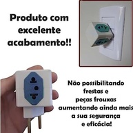 Adaptador Cubo 3D Power: 4 Tomadas (3x10A + 1x20A) Bivolt Automático - Cores Sortidas - imagem 4