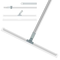 Rodo de Limpeza Silicone 2 em 1 com Raspador - 50cm, Cabo Retrátil 140cm, Base Giratória - imagem 2