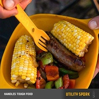 UCO Utilitário Spork 3 em 1 - Combo Colher Garfo Faca com Pacote de 2 Unidades - imagem 3
