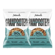 KIT 2 Granola Proteica Gran Protein com Whey Sem Açúcar 500g - Naturale (Tradicional 500g 2 Unid.) - imagem 2