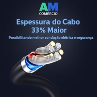 Extensão Elétrica Premium 5 Tomadas + 6 USB (4 USB-A + 2 USB-C) - 1,9m, 2500W Bivolt com Proteção - imagem 5