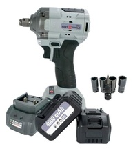 Chave de Impacto Sigma Tools 1/2" 600Nm Brushless Profissional c/ 2 Baterias 21V 4Ah - imagem 2
