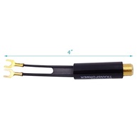 Adaptador Conversor Fancasee 2 Unidades: UHF/VHF/FM 75 Ohm para 300 Ohm Banhado a Ouro - Conexão Perfeita para sua Antena TV! - imagem 4
