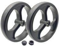 Kit 2 Rodas Traseiras 20cm para Andador Rollator - Resistente e Universal - imagem 3
