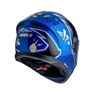 Capacete Peels Spike 2 STK Azul Metalizado Brilhante: Segurança e Estilo para Sua Pilotagem - imagem 5