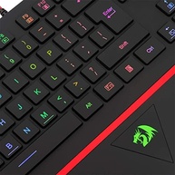 Teclado Gamer Membrana Redragon Karura 2 RGB ABNT2 Preto - K502RGB, UNICO - imagem 3