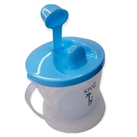 Copo de Treinamento Educativo Sonne com 2 Alças Girafa 240ml Azul - Transição Segura da Mamadeira - imagem 5