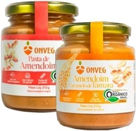 Kit 2 Pastas de Amendoim Orgânica Onveg: Pura, Tâmara - imagem 2