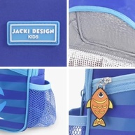 Kit Infantil Piccolino Jacki Design - Garrafa 460ml + Marmita 2 Andares Azul - imagem 4