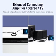 Cabo Extensor VENTION 2 RCA Macho para P2 Fêmea 1 Metro - Áudio HIFI Premium DJ Studio - imagem 5