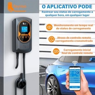 Carregador Veicular Elétrico Portátil 7.6KW Type 2 - Wi-Fi e App | Carregue Seu EV Mais Rápido! - imagem 4