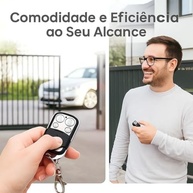 Kit 2 Controles Remotos Clonadores Universais para Portão e Alarme - Duplique Seu Acesso! - imagem 5