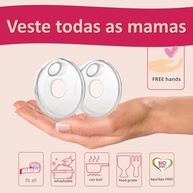 Conchas Coletoras de Leite Materno - Kit com 2 Unidades em Silicone Macio - imagem 5