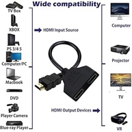 Divisor HDMI Hididi 1 em 2 Saídas: Expanda Sua Tela 1080p com Qualidade! - imagem 4