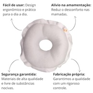 Conjunto com 2 Rosquinhas de Amamentação Laváveis Rosa - Conforto e Suporte para Mães - imagem 5