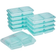 Good Cook - Marmita 2 Compartimentos Azul com Tampa | Segura, Prática e Versátil para Refeições e Lanches - imagem 1