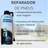 Kit 2 Reparadores de Pneu Socorro Imediato 400ml: Veda e Enche Pneus Rapidamente - imagem 3