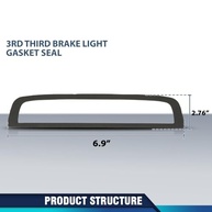 Kit 2 Vedações de Terceira Luz de Freio para Chevy Silverado GMC Sierra 2014-2020 - Proteção Essencial - imagem 3