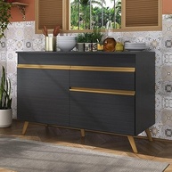 Balcão de Cozinha Veneza 120cm com 2 Portas e 1 Gaveta - Design Moderno e Resistente - imagem 3