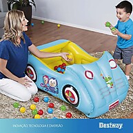 Piscina de Bolinhas Carro Inflável Bestway: Diversão 2+ - imagem 2