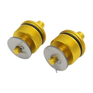Kit 2 Parafusos Amortecedor Dianteiro Moto CBR250 - Dourado Premium - imagem 1